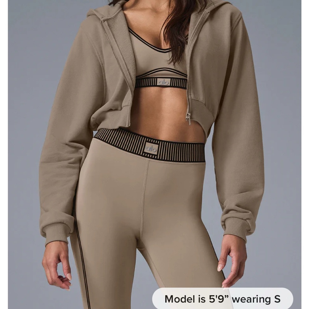 Alo yoga Sweet Escape Zip Up Hoodie medium - Picture 7 of 7
